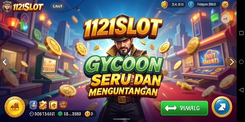 Gameplay menarik di 1121SLOT dengan elemen Tycoon.