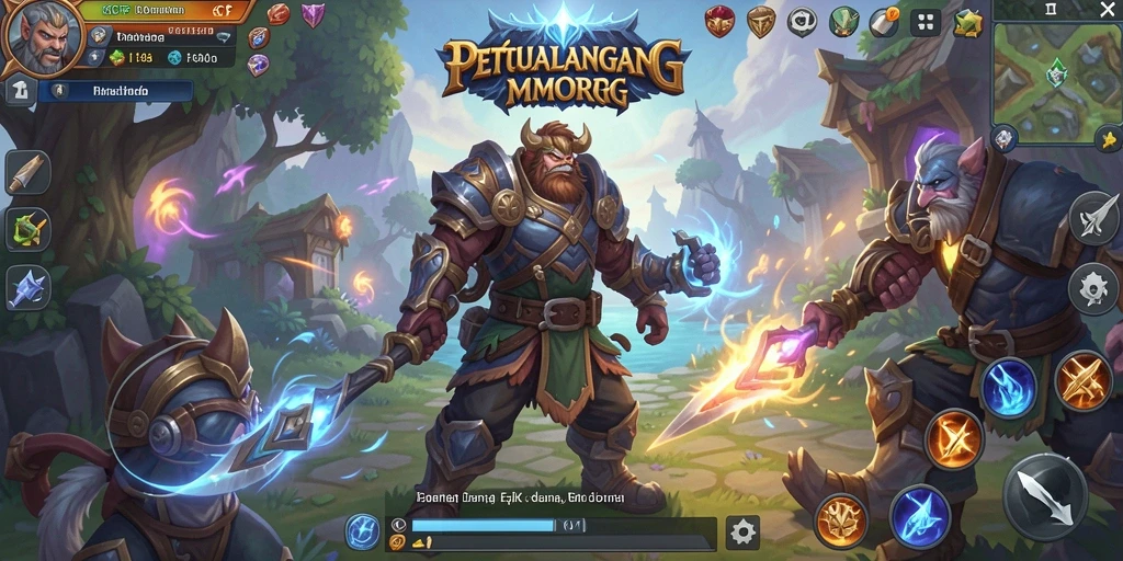 Tampilan gameplay 6CF yang menakjubkan dengan karakter beraksi.