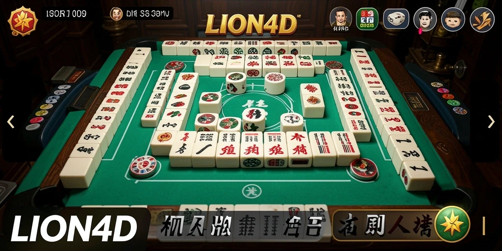Gameplay Mahjong yang menarik di LION4D dengan desain ubin yang menawan.