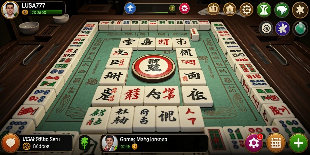 Gameplay Mahjong yang seru dan menantang di LUSA777.