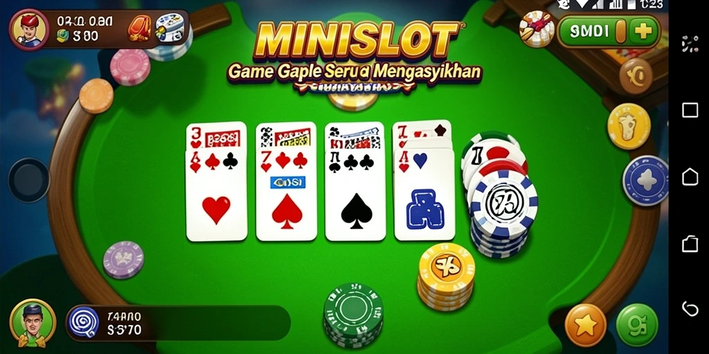 Screenshot gameplay Gaple yang seru di MINISLOT.