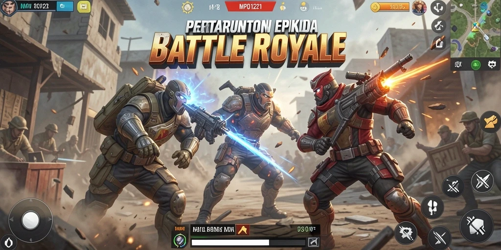 Tampilan seru dari gameplay MPO1221 yang intens.