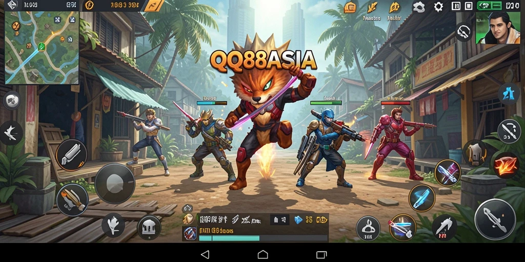 Tampilan utama QQ88ASIA yang memudahkan navigasi aplikasi Utility.