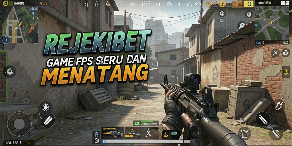 Tampilan menarik dalam permainan FPS REJEKIBET.