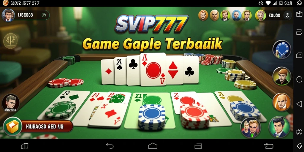 Tampilan gameplay Gaple yang seru di SVIP777.