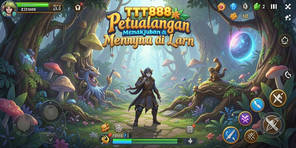 Gameplay seru TTT888 saat menjelajahi dunia petualangan.